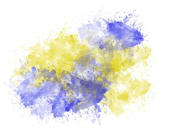 Abstract Aquarelachtergrond Verschillende Kleuren — Stockfoto