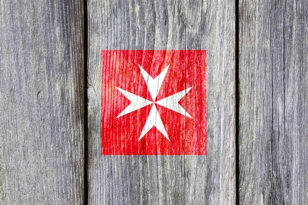 Abstract Cruz Maltesa Cruz Ordem São João Religião Política História — Fotografia de Stock