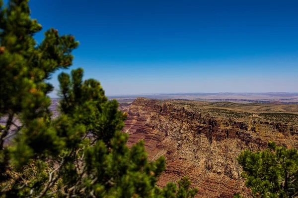 Μια Όμορφη Θέα Του Διάσημου Grand Canyon National Park Στην — Φωτογραφία Αρχείου