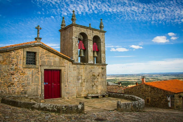 Widok Igreja Paroquial Castelo Rodrigo Igreja Nossa Senhora Rocamador Portugalia — Zdjęcie stockowe