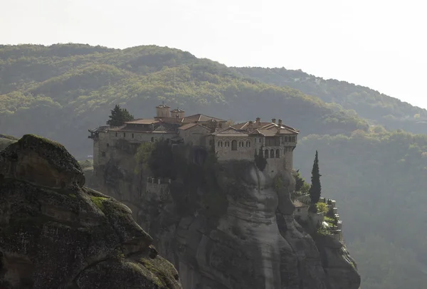 Eine Schöne Aufnahme Der Historischen Gebäude Von Meteora Kalabaka Griechenland — Stockfoto