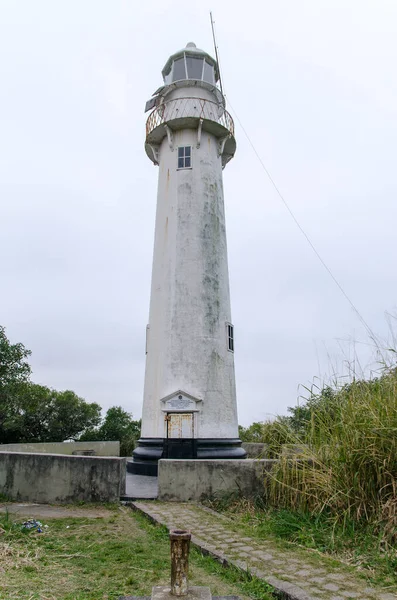 Vertical Shot Lighthouse Shells Paranagua Brazil — Stock Photo, Image