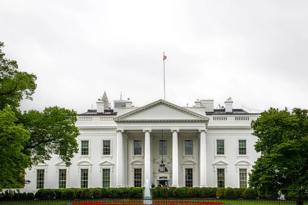 Beautiful Shot President Park White House Background Washington Usa — 图库照片