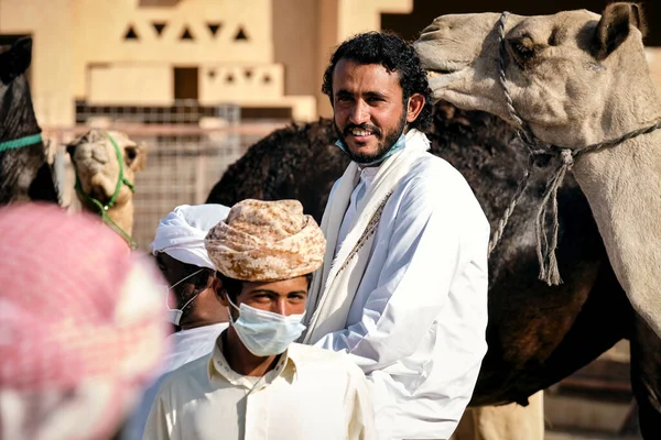 Ain Emiratos Árabes Unidos Nov 2021 Mercado Camellos Ain Atrae — Foto de Stock
