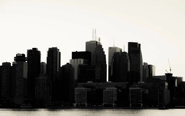 Una Toma Impresionante Ciudad Toronto Por Noche — Foto de Stock