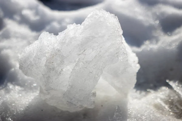 Closeup Shot Snowflakes Southern California — 图库照片