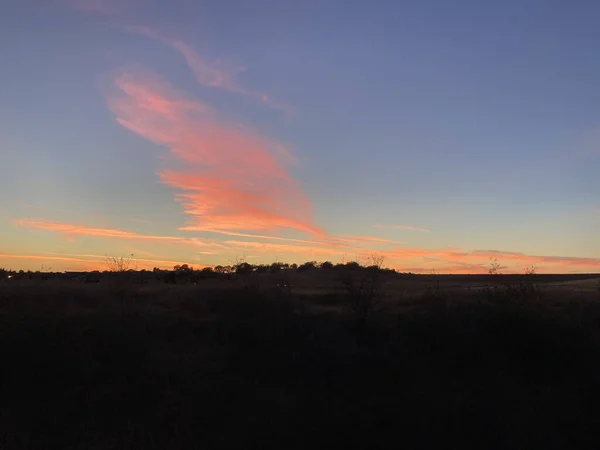 Belo Tiro Pôr Sol Colorido — Fotografia de Stock