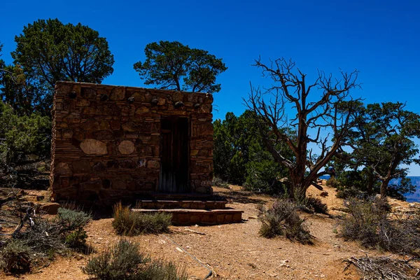 Une Belle Vue Sur Paysage Avec Une Vieille Bâtisse Pierre — Photo