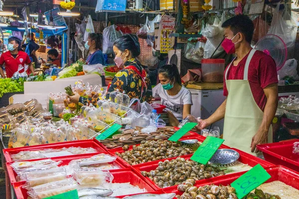 Bangkok Tailandia 2021 Durante Período Covid Como Parte Del Cierre —  Fotos de Stock