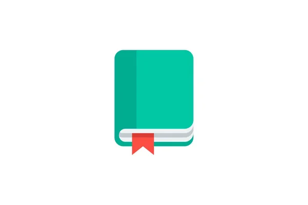 Book Icon Isolated White Color Background — 图库照片