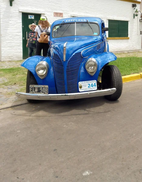 Lomas Zamora Buenos Aires Argentina 2021 Vintage Deportivo Ford Luxe —  Fotos de Stock