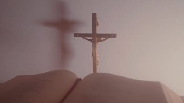 Christian Religious Concept Footage — Stock Video