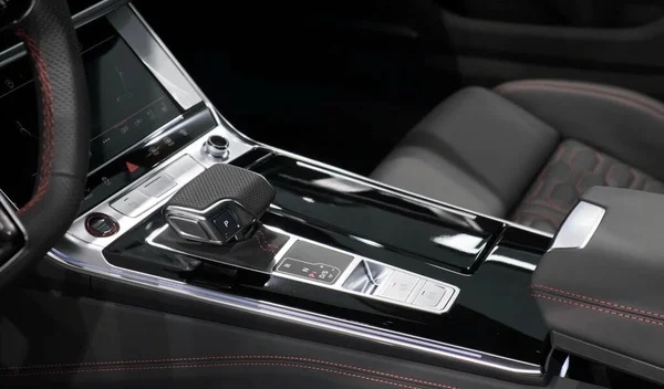 Luxurious Comfortable Modern Car Interior Ideal Concept Power Performance Automobile — Foto Stock