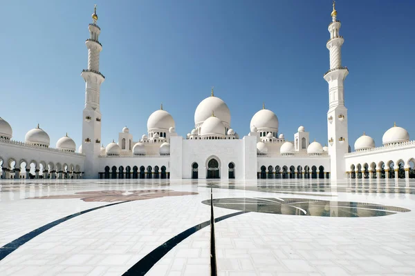 Belo Tiro Sheikh Zayed Grande Mesquita Abu Dhabi — Fotografia de Stock