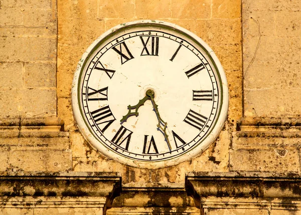 Attard Malta May 2021 Clock Belfry Attard Parish Church Mata — Stockfoto