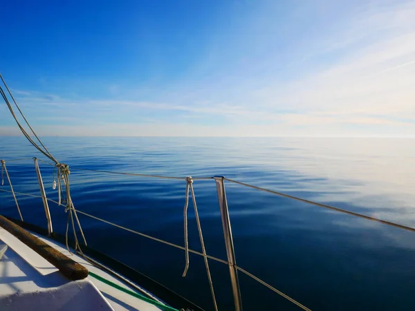 Indah Foto Laut Mediterania Diambil Dari Perahu — Stok Foto