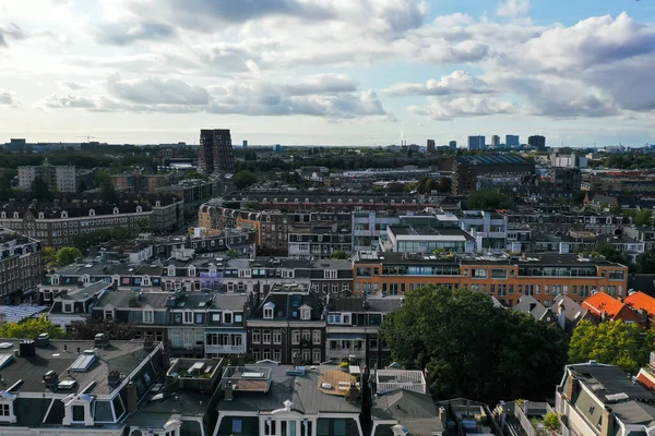 Shot Moaic Roofs Amsterdam Nederland — Stockfoto