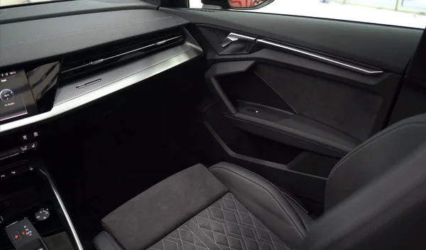 Ingolstadt Germany Dec 2021 Luxurious Comfortable Modern Car Interior 자동차 — 스톡 사진