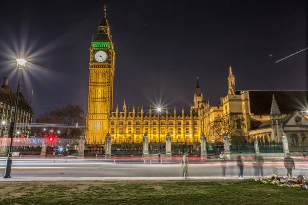 Lndon Ηνωμενο Βασιλειο Ιουν 2020 Big Ben Westminster Σούρουπο Στο — Φωτογραφία Αρχείου