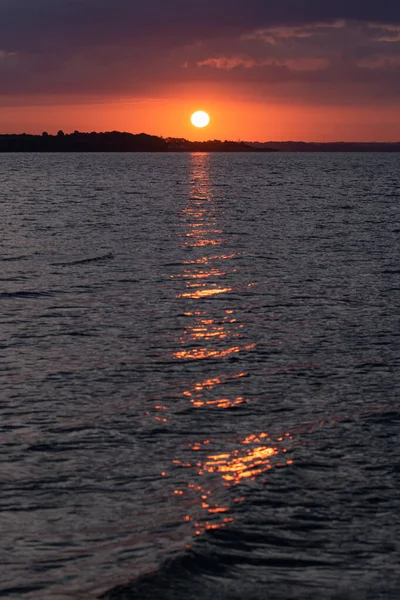 Belo Nascer Sol Sobre Mar Báltico — Fotografia de Stock