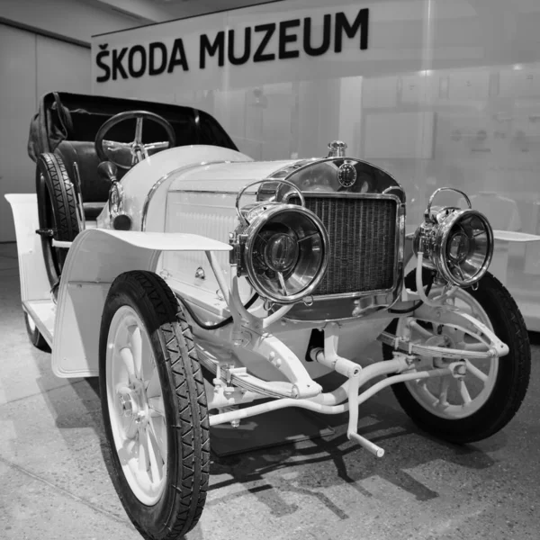 Mlada Boleslav República Checa Enero 2019 Skoda Auto Museum Automobile —  Fotos de Stock