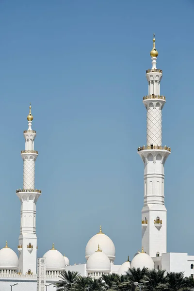 Una Bella Foto Della Grande Moschea Sheikh Zayed Abu Dhabi — Foto Stock