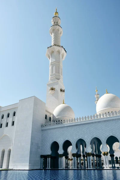 Belo Tiro Sheikh Zayed Grande Mesquita Abu Dhabi — Fotografia de Stock