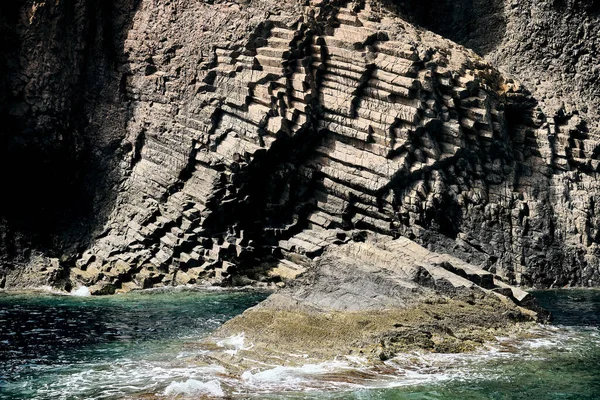 Una Hermosa Toma Del Parque Nacional Scandola Isla Córcega —  Fotos de Stock