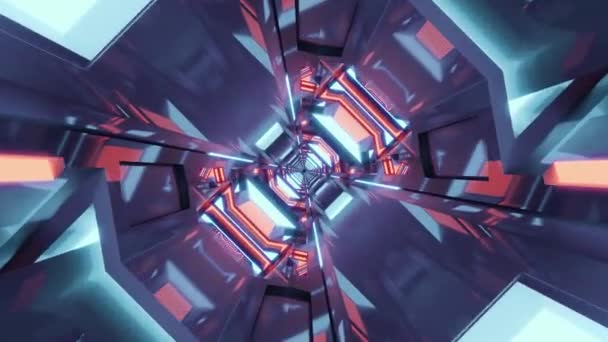 抽象的な万華鏡模様の背景 — ストック動画