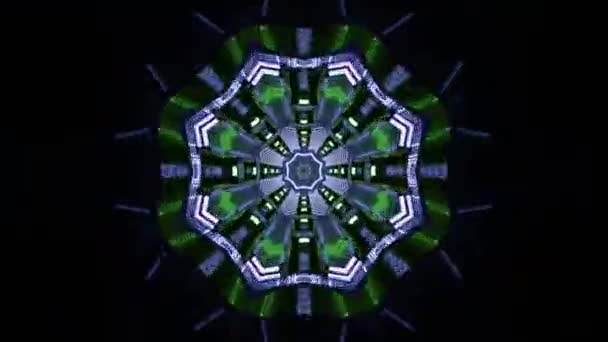 Абстрактный Калейдоскоп — стоковое видео