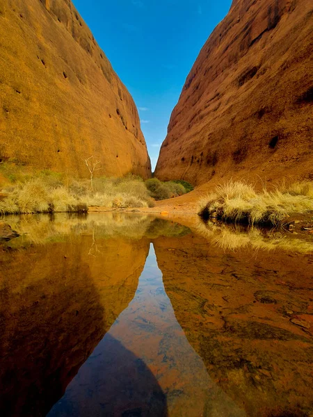 Vertical Shot High Rock Formations Kata Tjuta Northern Territory Australia — Stock Photo, Image