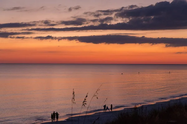 Eine Landschaft Des Wunderschönen Meeres Während Eines Atemberaubenden Sonnenuntergangs Rosemary — Stockfoto