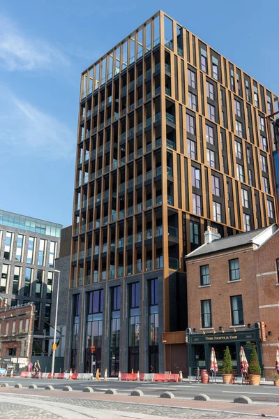 Dublin Ireland Jul 2021 Vertical Shot New Apartments Offices Built — 图库照片