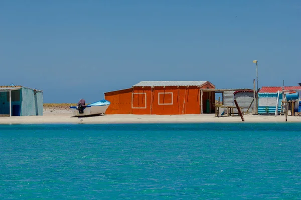 Ein Einheimisches Fischerhaus Auf Der Insel Espiritu Santo Mexiko — Stockfoto