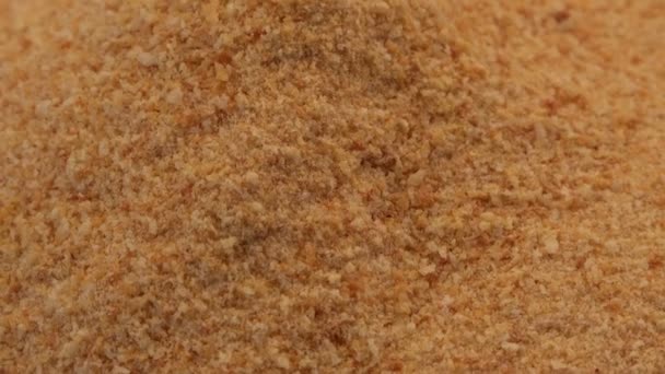 Close Footage Dari Tumpukan Biji Quinoa Untuk Latar Belakang — Stok Video