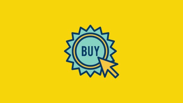 Online Shopping Concept Buy — Stockvideo