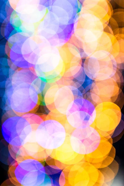 Vertical Shot Abstract Blurred Christmas Bokeh Lights Background — Stock Photo, Image