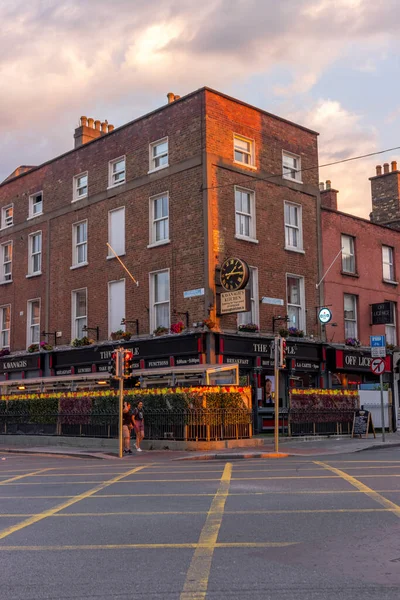Dublin Ireland Haziran 2021 Günbatımı Sırasında Dublin Caddesi Ndeki Eski — Stok fotoğraf