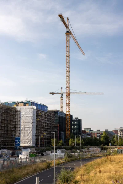 Dublin Ierland Jul 2021 Een Verticale Foto Van Nieuwe Appartementen — Stockfoto