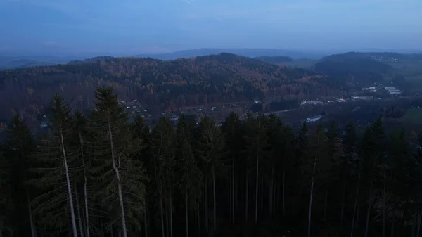 Een Prachtige Opname Van Top Van Het Landschap Van Een — Stockfoto