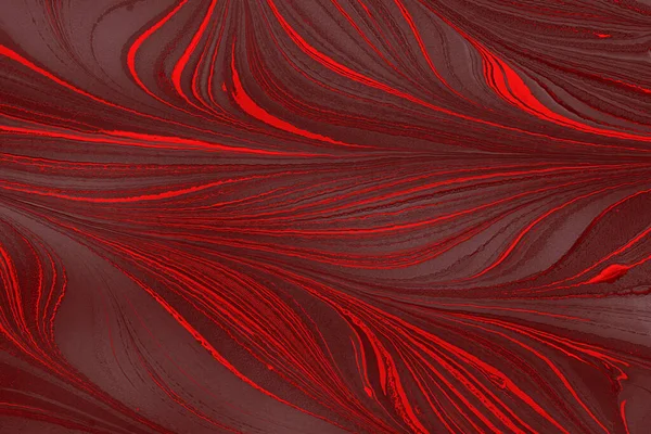 Cenário Vibrante Abstrato Com Linhas Vermelhas — Fotografia de Stock