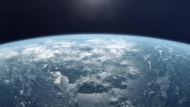 Кадры Анимации Воздушной Земли Vfx Фона — стоковое видео