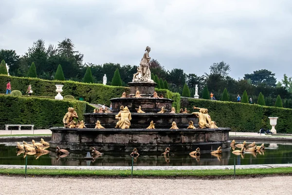 Krásný Výhled Zahrady Versailles Versailles Francie — Stock fotografie