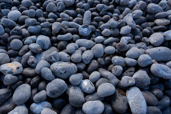 Närbild Små Strandstenar — Stockfoto