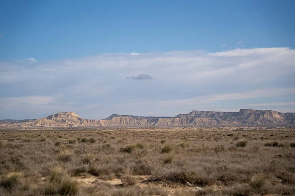 Der Naturpark Bardenas Reales Navarra Spanien — Stockfoto