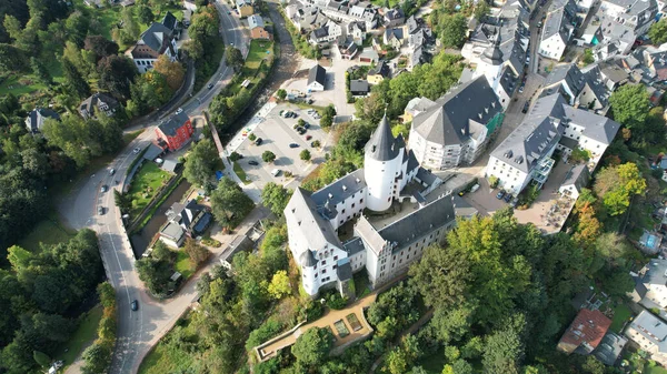 Toppbild Ett Rheinland Pfalz Slott Tyskland — Stockfoto