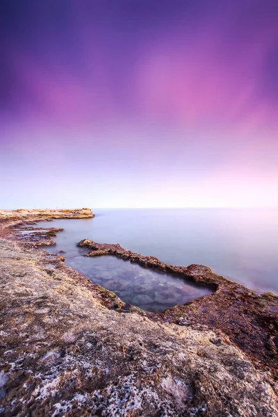 Mesmerizing View Beautiful Seascape Scenic Sunset — Stock Photo, Image