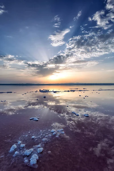 Una Vista Ipnotizzante Bellissimo Paesaggio Marino Tramonto — Foto Stock