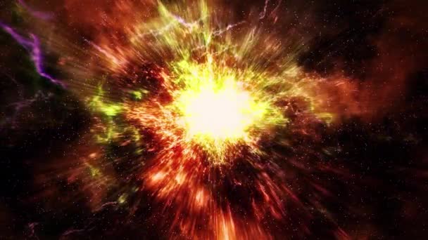 Abstract Strălucitor Fundal Explozie Mișcare — Videoclip de stoc