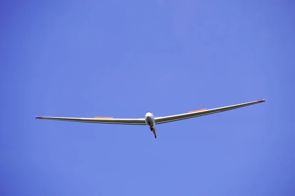 Low Angle Scenic View White Glider Sky — Stockfoto